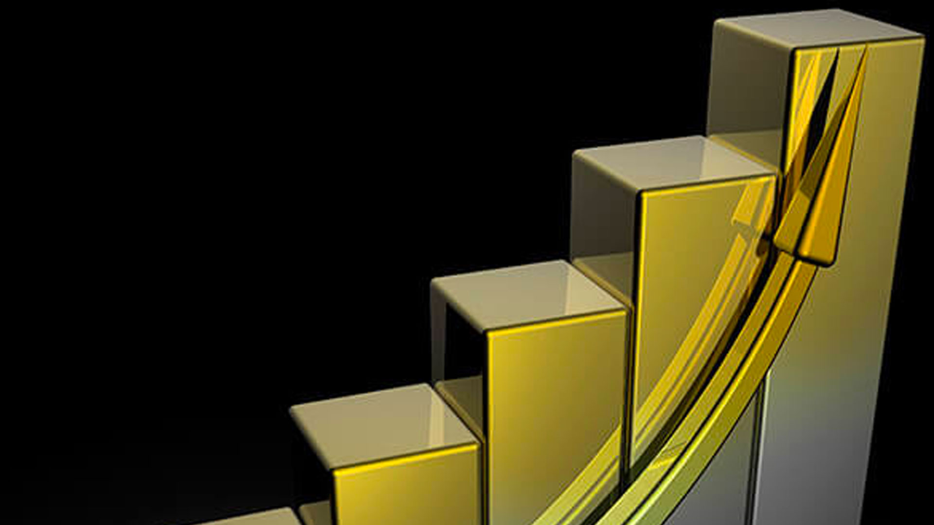 Gold bar graph