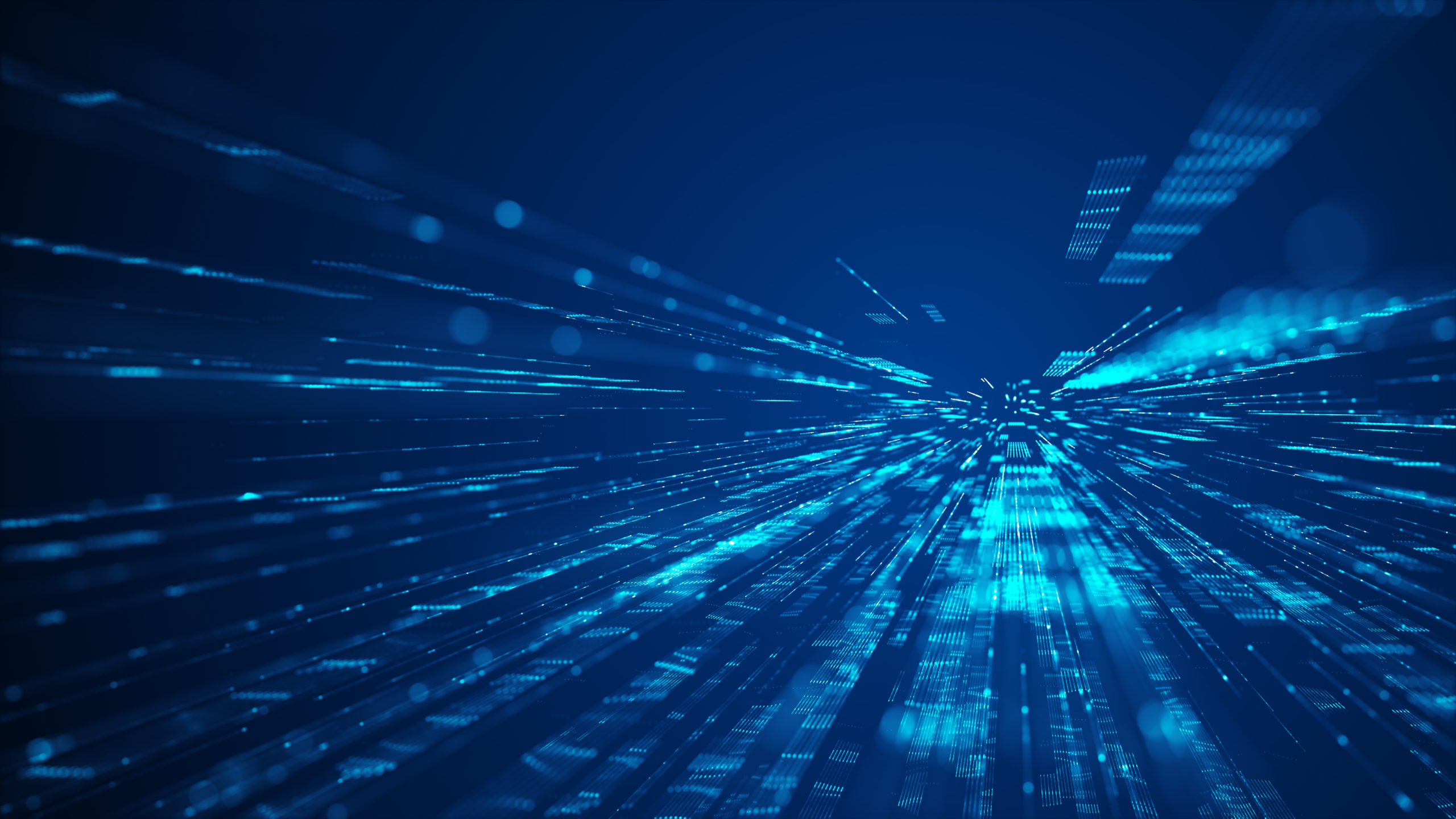 speed digital lights background flying digital technologic dark backgroundl futuristic technology abstract background with lines network big data data center server internet speed