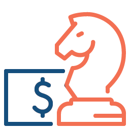 Icon strategy strategics finance strategy chess horse 1 Icon strategy strategics finance strategy chess horse