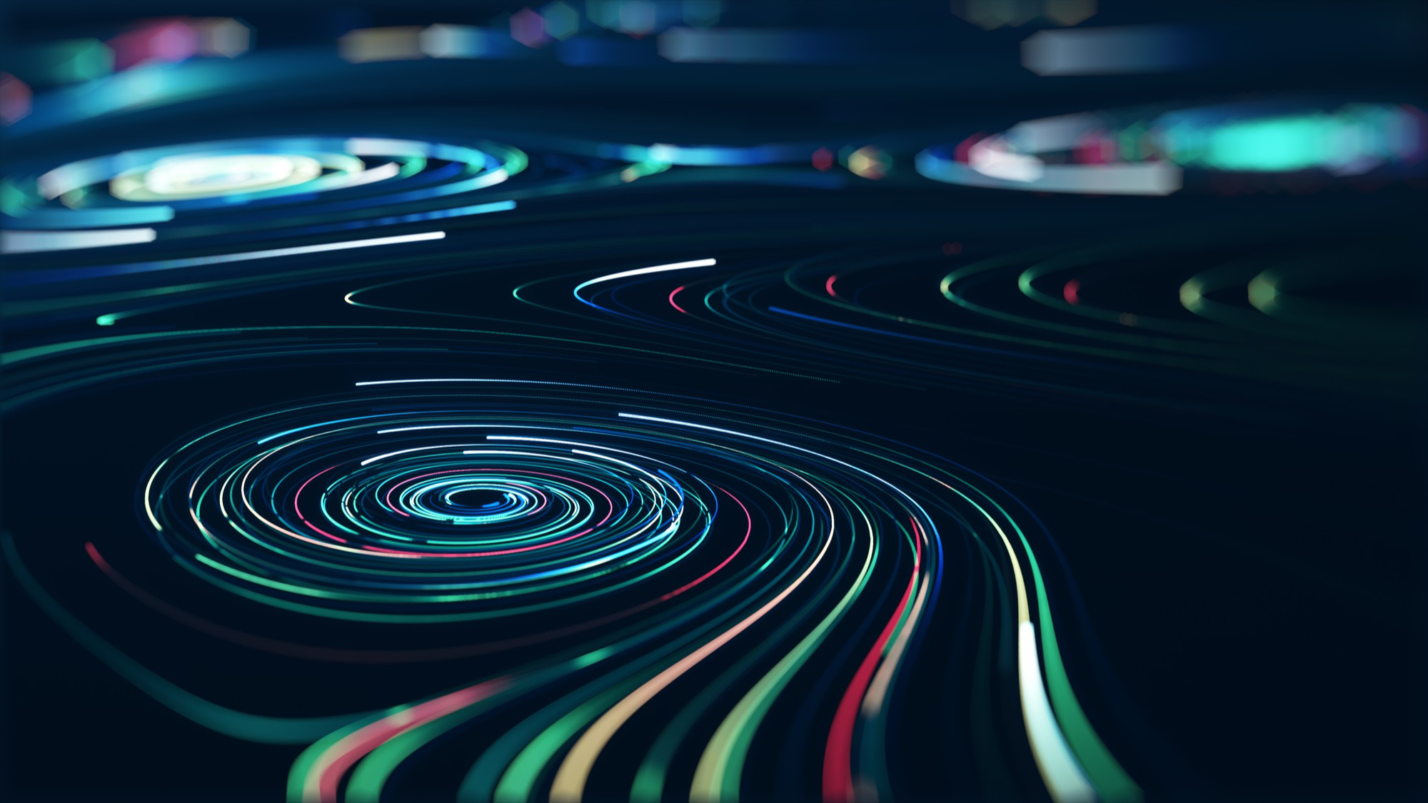 abstract technology big data concept